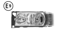 Faro Sinistro Manuale Alogeno Luce Diurna Base Cromata Senza Lampadina (led - h1 - h21w - h7) Omologato - Scania - Serie R2010 - OE 1949888 - 2241826 - Carrozzeria Truck