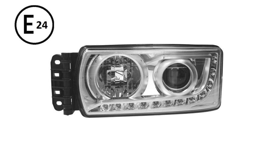 Faro Sinistro Manuale Con Centralina Senza Lampadina (h7 - h7 - led) Omologato - Iveco - Stralis 2013 Euro 6 - OE 5801745449 - Carrozzeria Truck