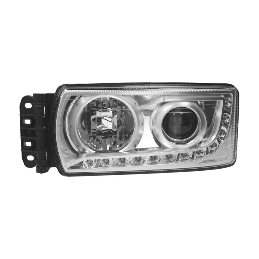 Faro Sinistro Manuale Con Centralina Senza Lampadina (h7-h7-led) Omologato - Iveco - Stralis 2013 Euro 6 - OE 5801745449 - Carrozzeria Truck