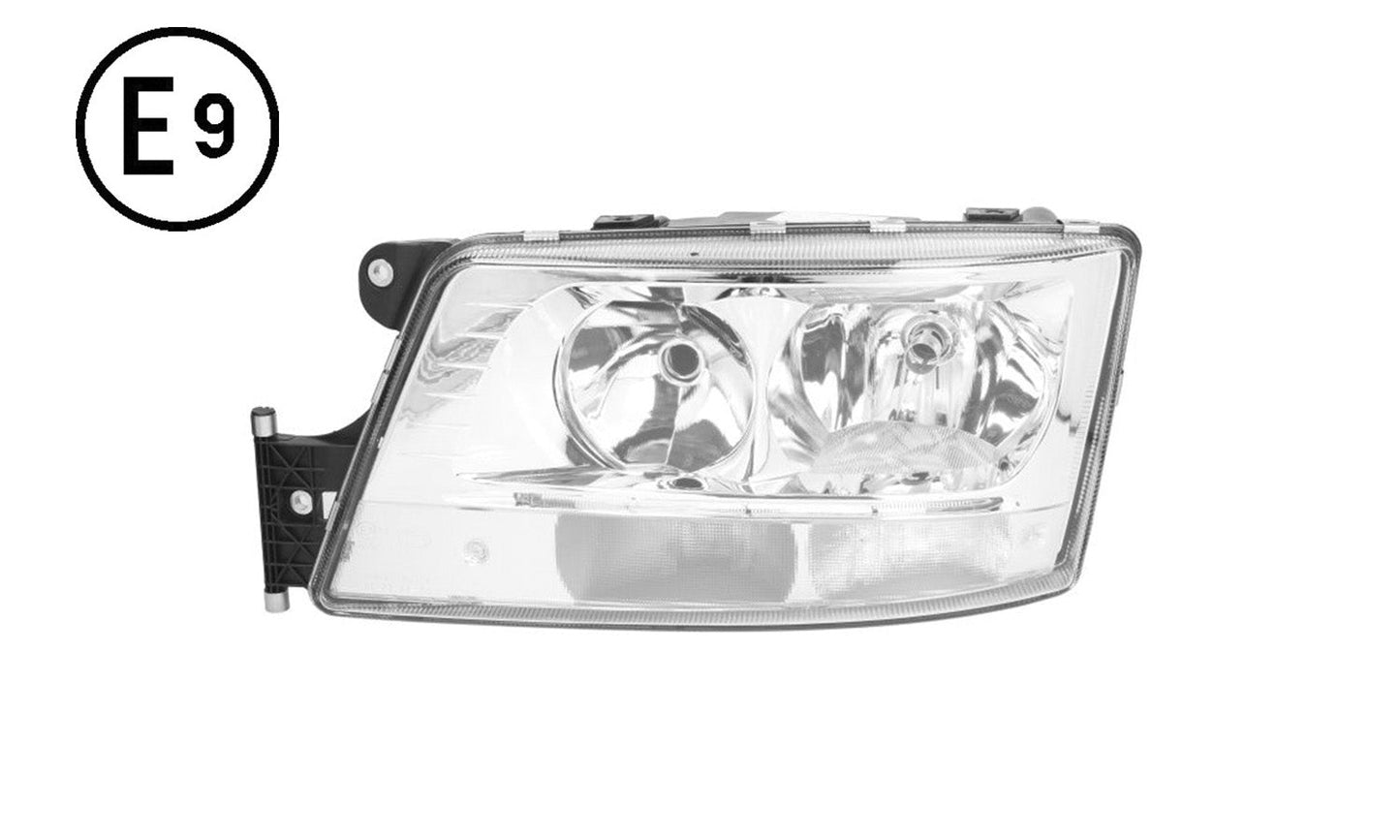 Faro Sinistro Manuale Con Led Parking Senza Lampadina (h7 - h7 - led) Omologato - Man - TGS - OE 81251016497 - 81251016657 - Carrozzeria Truck