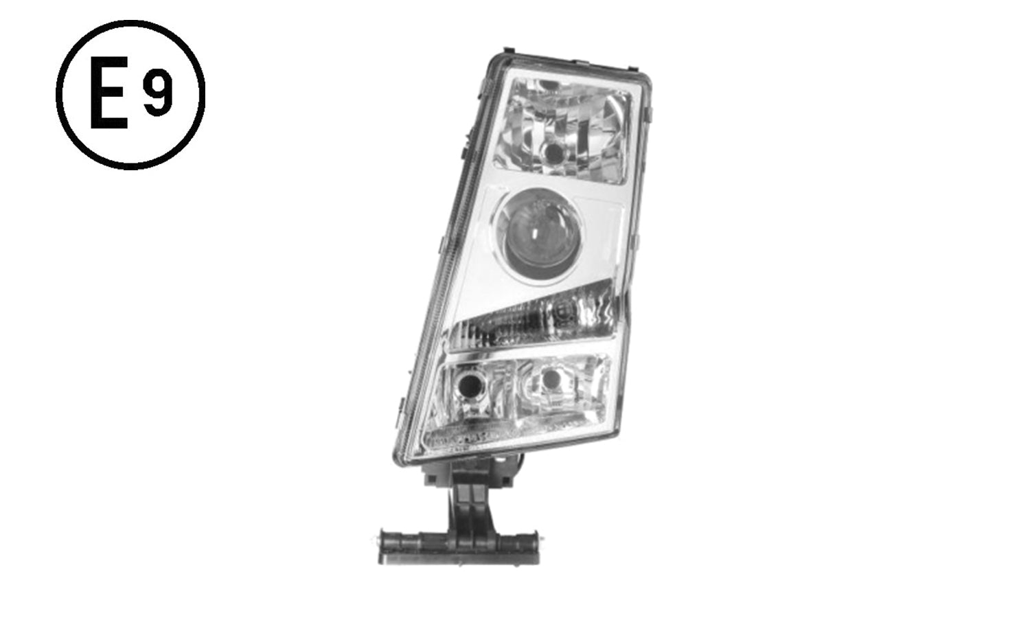 Faro Sinistro Manuale Connettore Rotondo Senza Lampadina (h7 - py21w - w5w) Omologato - Volvo - FH2 - OE 20360898 - 20762992 - Carrozzeria Truck