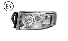 Faro Sinistro Manuale Cromato (24v - h1 - h3 - H7 - py21w - w5w) Omologato - Renault - Nuovo Premium - OE 5010578452 - Carrozzeria Truck