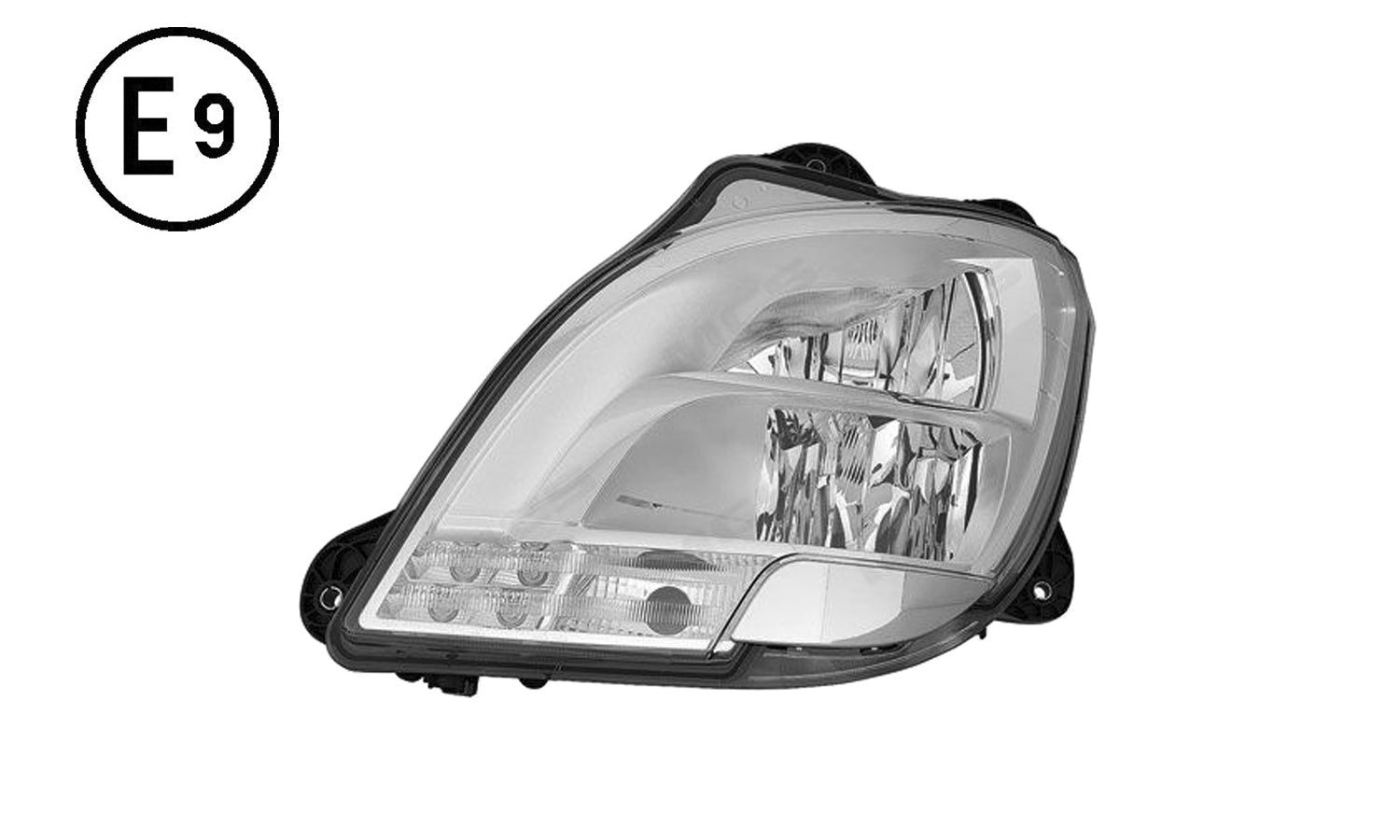 Faro Sinistro Manuale (led - h1) Omologato - Daf - XF 106 - OE 1857526 - Carrozzeria Truck