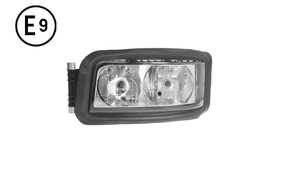 Faro Sinistro Manuale Senza Lampadina (h7 - h7 - w5w) Omologato - Man - TGA LX - OE 81251016578 - 81251016449 - Carrozzeria Truck