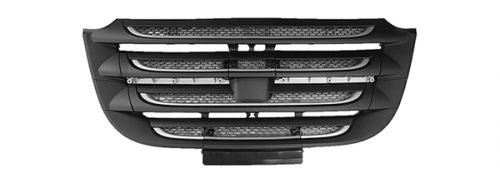 Griglia Centrale Con Strip Cromate E Staffe In Ferro - Daf - XF 106 - OE 1886591 - 2046502 - Carrozzeria Truck