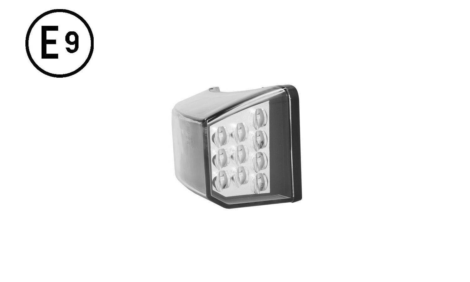 Indicatore Di Direzione Destro Led Base Nera Senza Lampadina (led) Omologato - Volvo - FH4 - OE 21346522 - Carrozzeria Truck