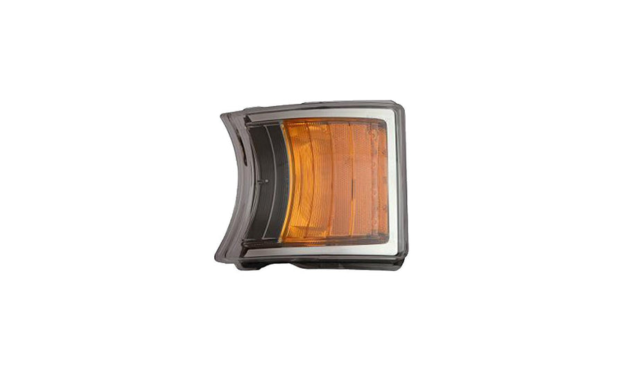 Indicatore Di Direzione Destro - Sinistro Con Luce Diurna Led Base Argento Senza Lampadina (H21W - Led) - Scania - Serie R - OE 1949900 - 2241544 - 2442637 - Carrozzeria Truck