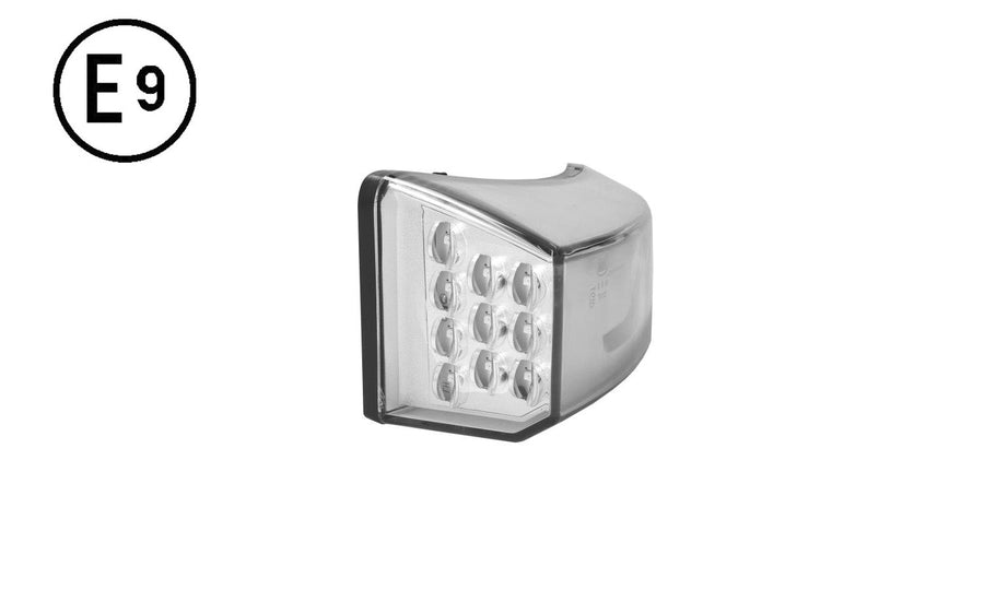 Indicatore Di Direzione Sinistro Led Base Cromata Senza Lampadina (led) Omologato - Volvo - FM4 - OE 82151157 - Carrozzeria Truck