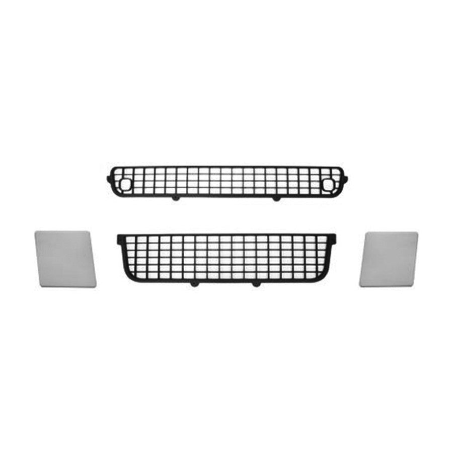 Kit Completo Griglie E Tappi Per Paraurti Primerizzato - Renault - Nuovo Premium - OE 5010578350 - 5010578348 - 7420973762 - Carrozzeria Truck