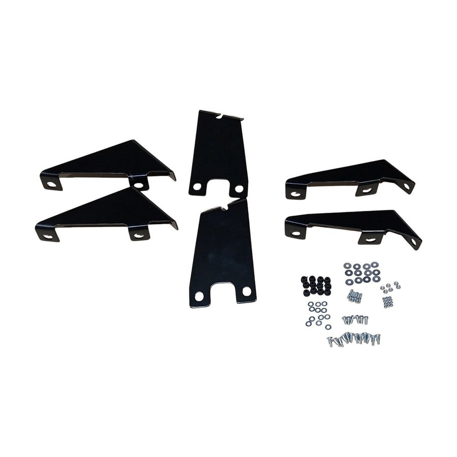 Kit Staffe Visiera Con Kit Bulloneria - Daf - XF 95 1a - 2a Serie - OE 1311765 - 1311766 - 1660474 - 1643052 - Carrozzeria Truck
