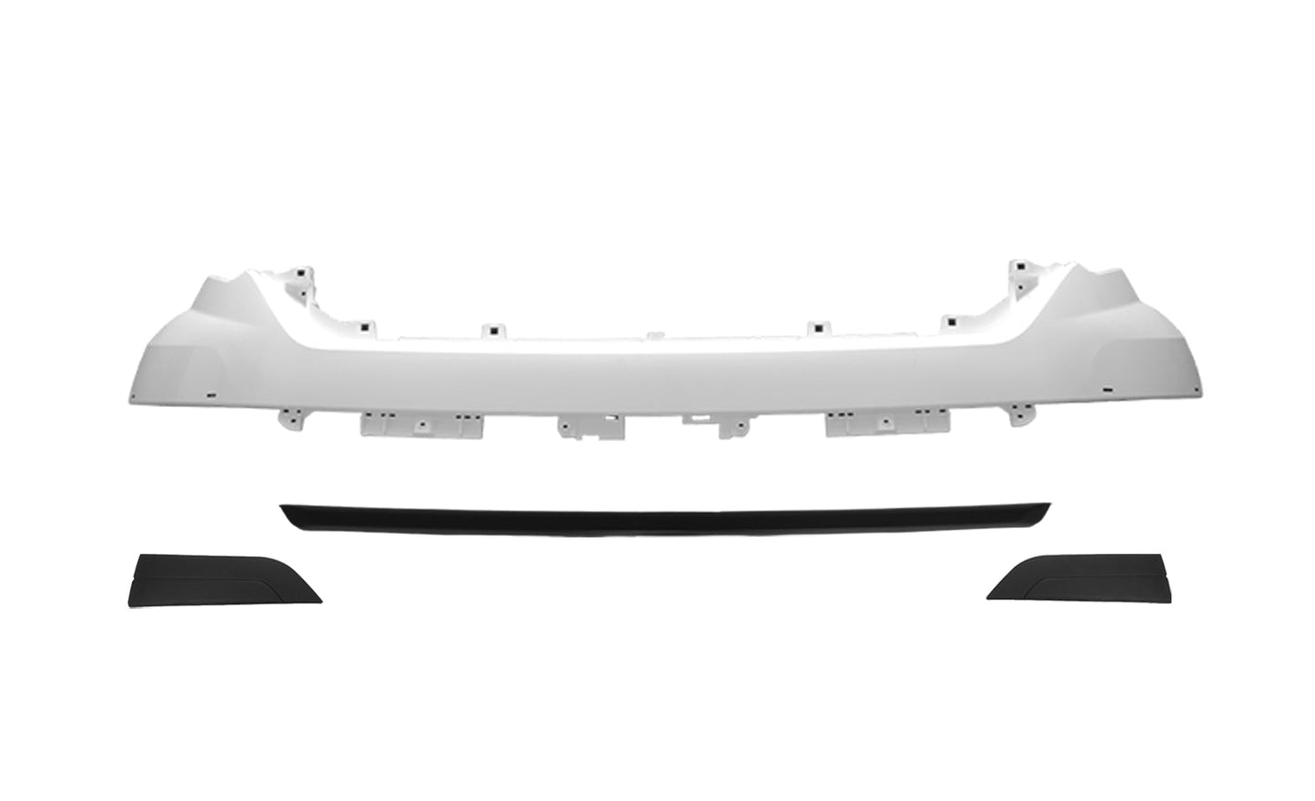 Modanatura Anteriore Superiore Con Kit Modanature Con Smalto Bianco Ic 194 - Iveco - Daily City 2014 - OE 5802341775 - 5801772693 - Carrozzeria Truck