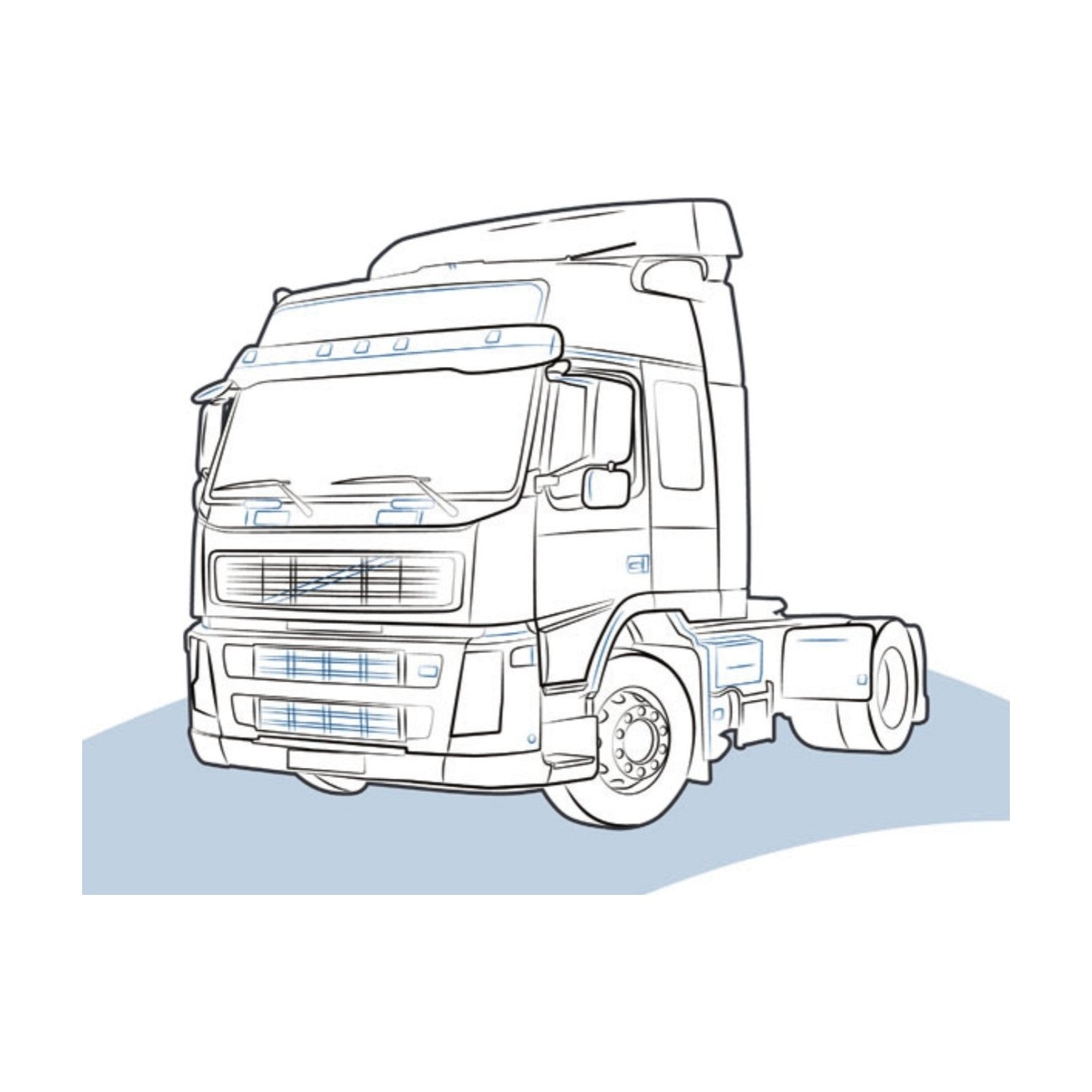 KIT STAFFE VISIERA VOLVO FM II - 20850255