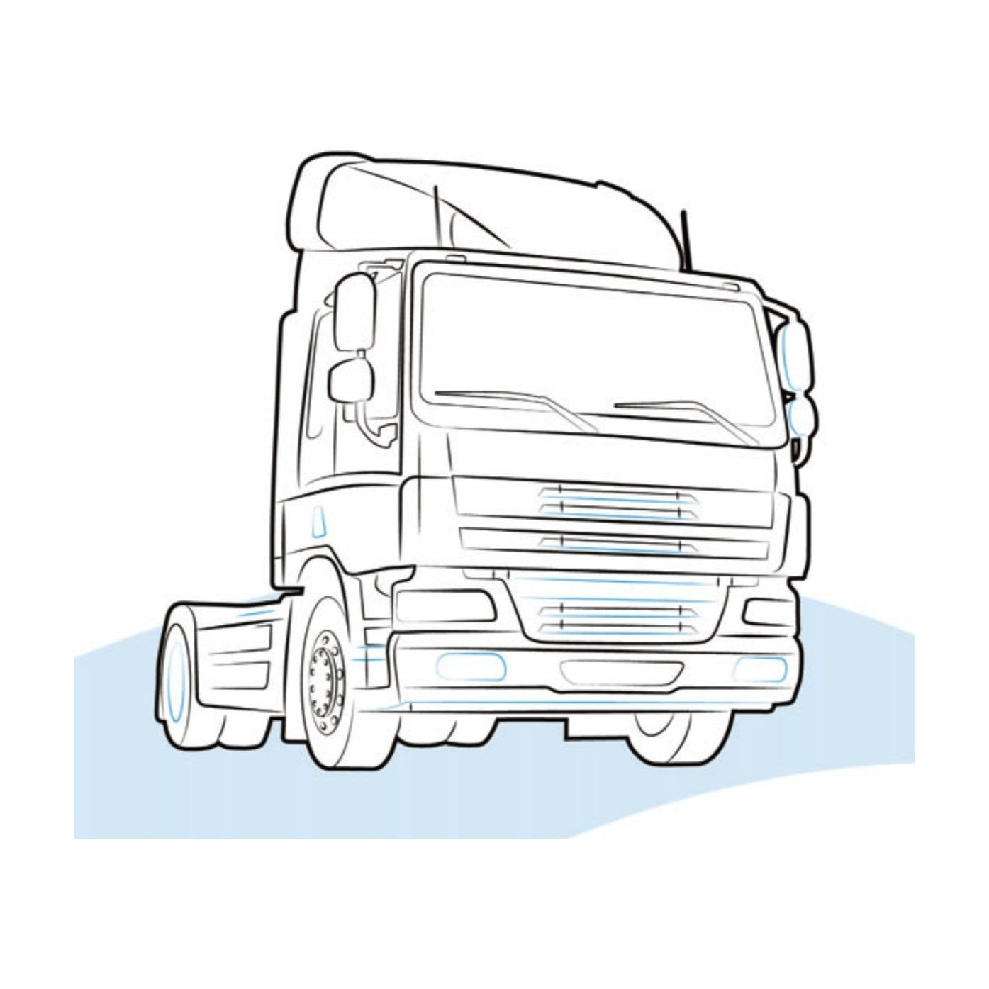 KIT STAFFE VISIERA DAF CF - 1312872