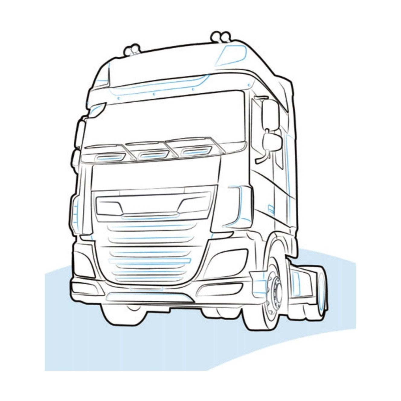PLASTICA FANALE POSTERIORE DAF XF 106 - 2028150