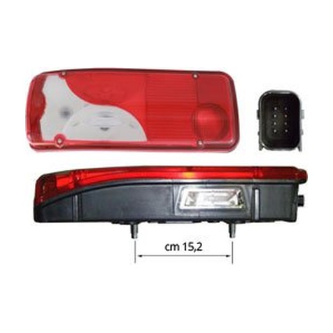 FANALE POSTERIORE SX IVECO STRALIS S-WAY 2019 | AD/AT - 5801637199