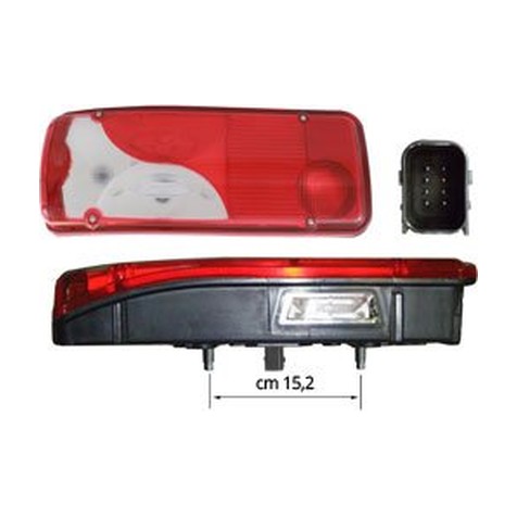 FANALE POSTERIORE SX IVECO STRALIS HI-WAY 2013 | AS - 5802055272