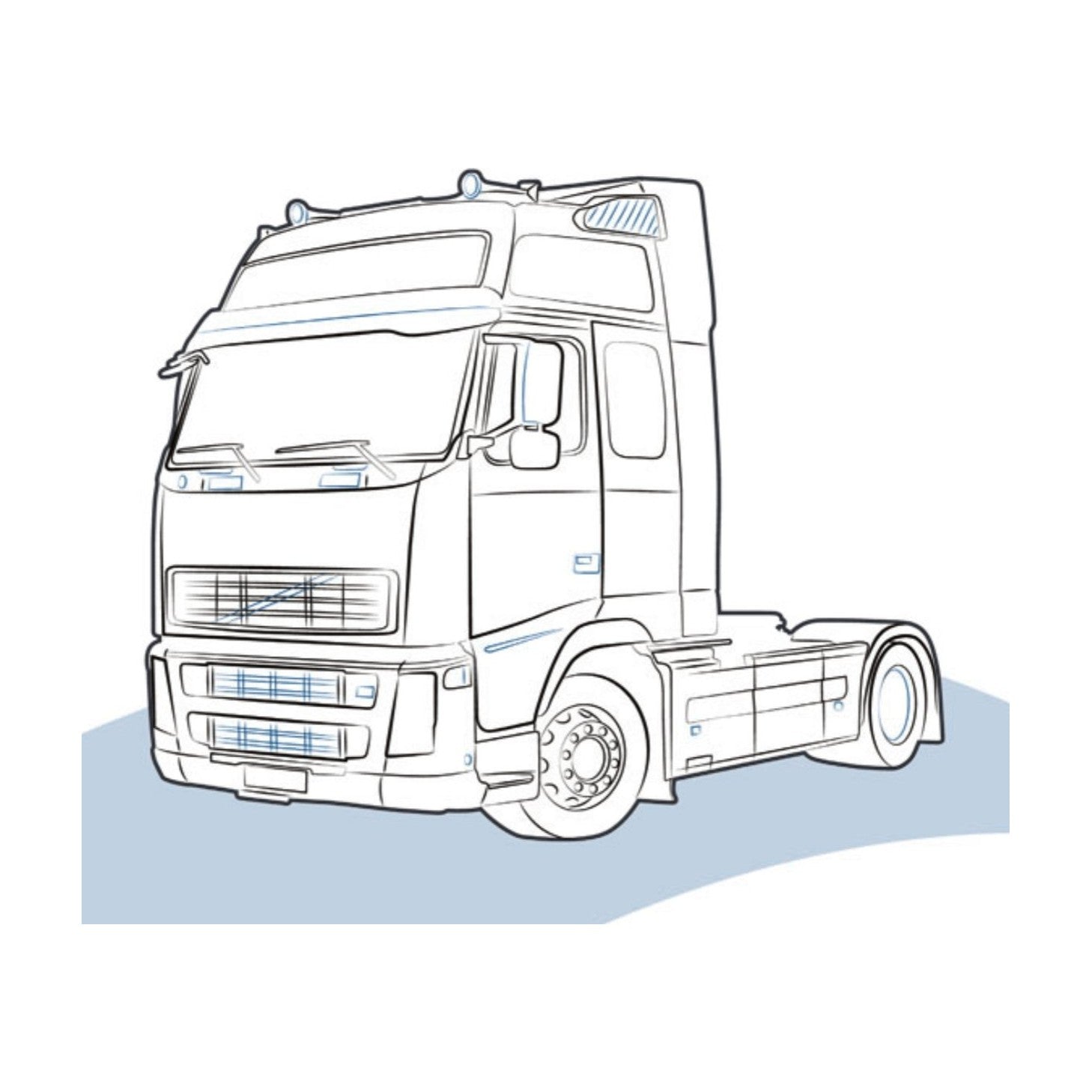 ADATTATORE PROIETTORE VOLVO FH II