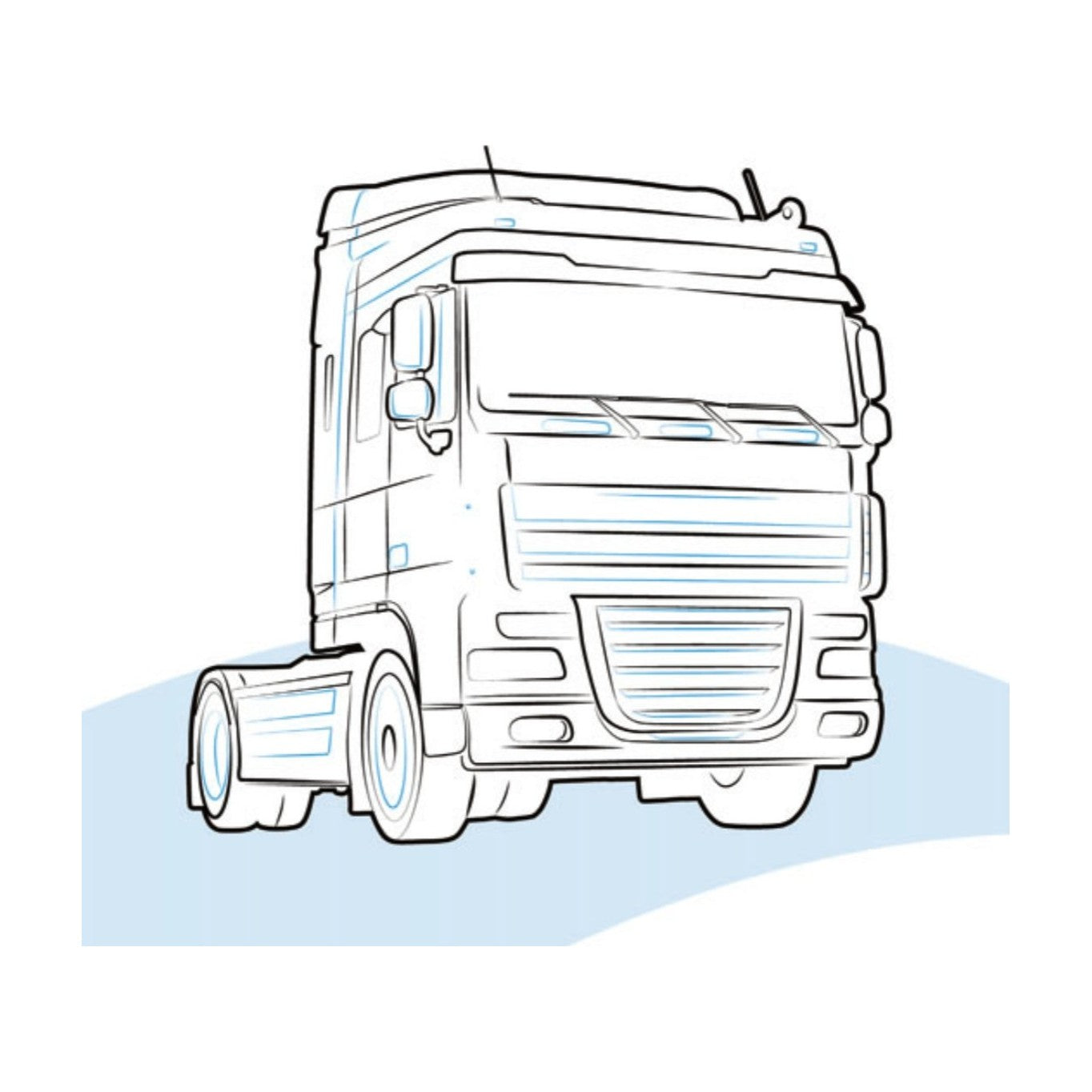 PEDANA PARAFANGO SX DAF XF 105 - 1796244