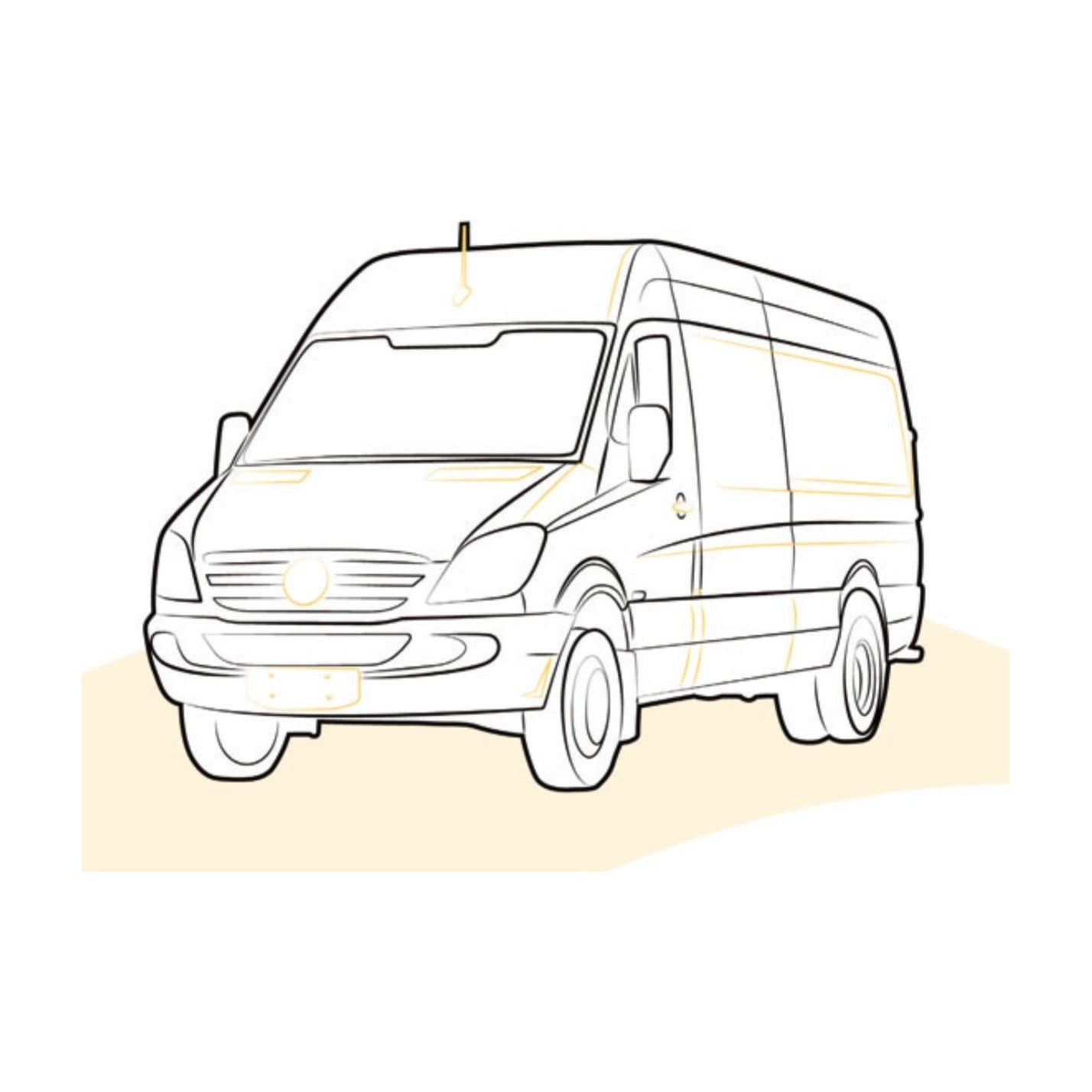 PEDANA PARAURTI POSTERIORE MERCEDES SPRINTER 2006 - 9068800571