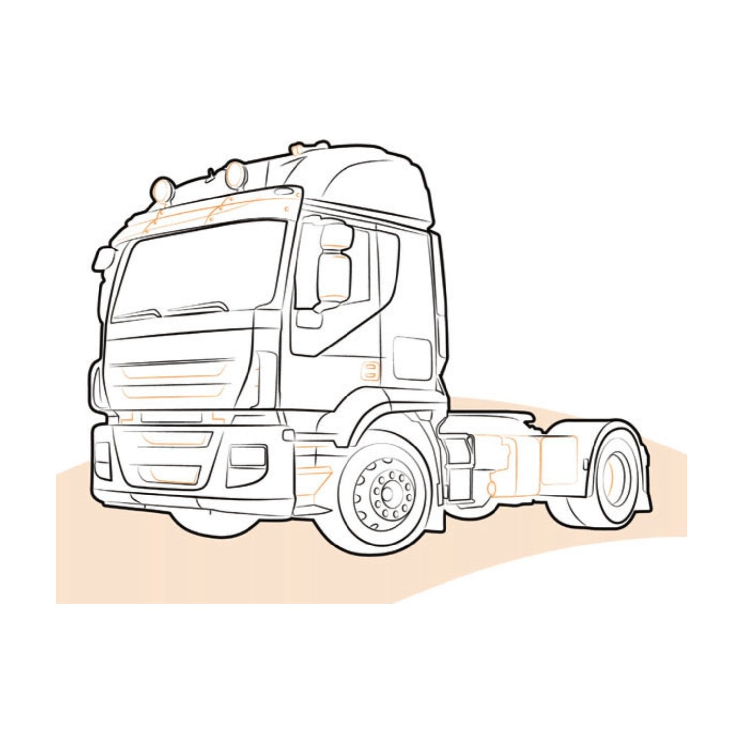 TAPPO PARAURTI SX IVECO STRALIS 2007 | AD/AT - 504187507