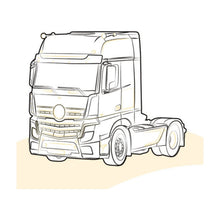 FANALINO LATERALE per MERCEDES ACTROS | MP4 lato DX-SX 0005444111 5445311 5445411 5447211 5447611 2.42.058.80