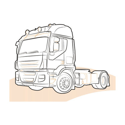 PLASTICA FANALE POSTERIORE per IVECO STRALIS 2007 | AD/AT lato DX-SX 5000296594 8142919 1350343 1522231 1610194 1272653 81252296055
