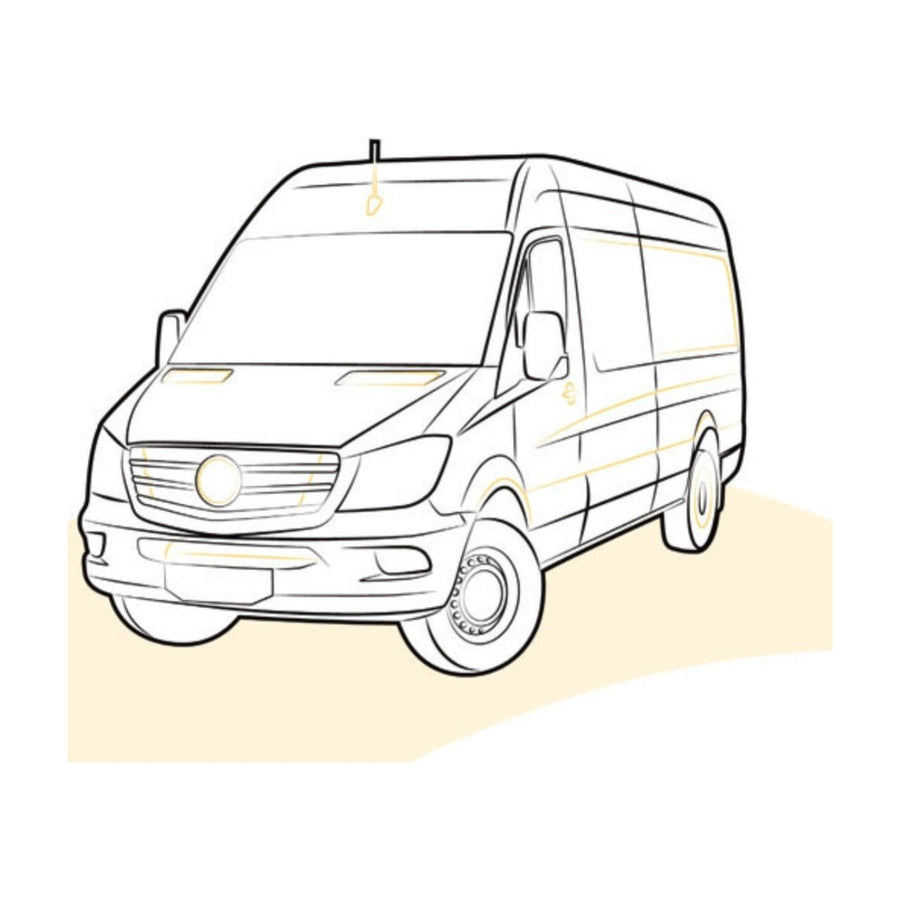 PARAFANGO DX MERCEDES SPRINTER 2014 - 9068810201 - Carrozzeria Truck