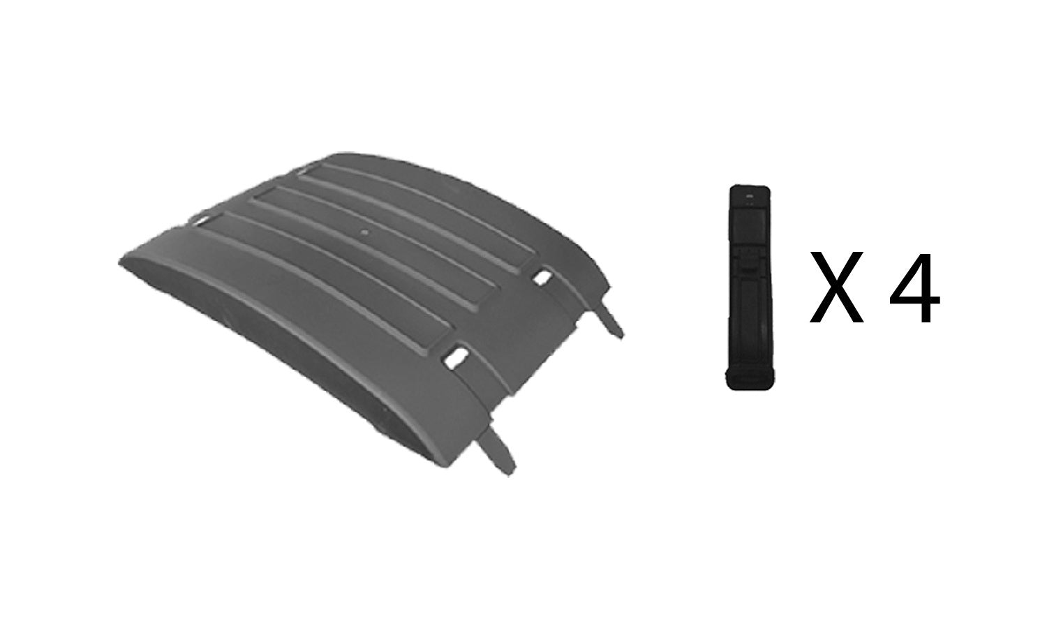 Parafango Posteriore Basso Con Tiranti 200.17503 - Renault - Magnum - OE 7421094389 - 21094389 - Carrozzeria Truck