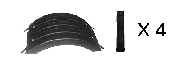 Parafango Posteriore Destro - sinistro Con Kit Tiranti 200.17503 - Renault - Kerax - OE 7421094383 - 7421094387 - 21094383 - 21094387 - Carrozzeria Truck