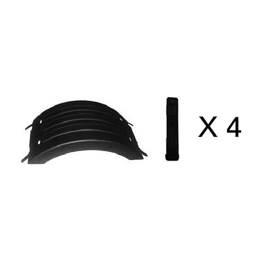 Parafango Posteriore Destro-sinistro Con Kit Tiranti 200.17503 - Renault - Kerax - OE 7421094383 - 7421094387 - 21094383 - 21094387 - Carrozzeria Truck