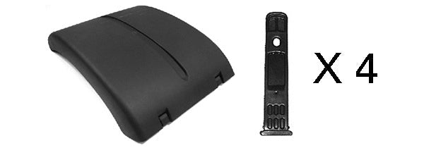 Parafango Posteriore Superiore Nero Con Kit Tiranti 200.00503 - Iveco - S - Way 2024 - OE 5803017990 - Carrozzeria Truck