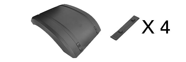 Parafango Superiore Alto Con Kit Tiranti 200.13501 - Mercedes - Actros MP4 Cabina Larga - OE 9605200107 - A9605200107 - Carrozzeria Truck
