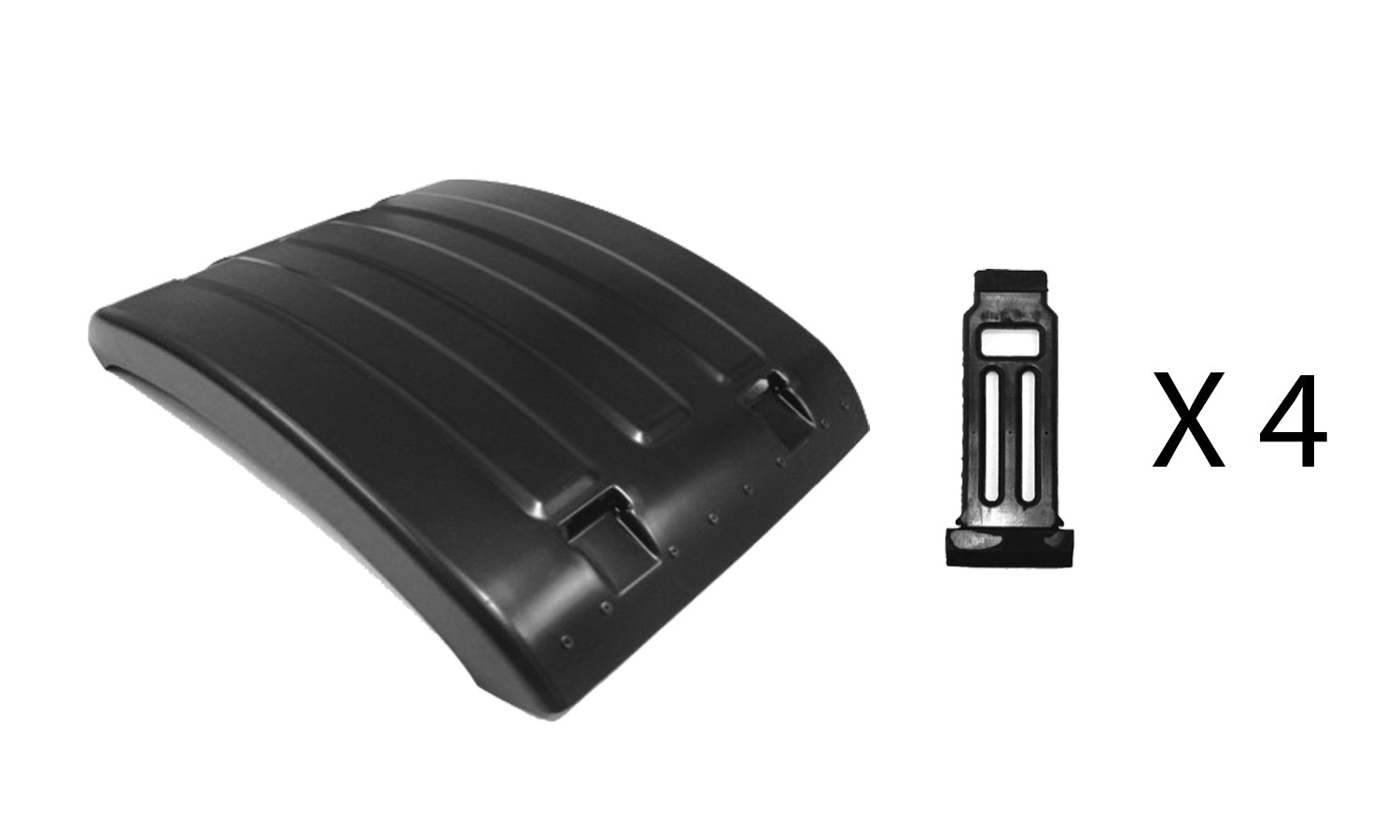 Parafango Superiore Basso Con Kit Tiranti 200.16502 - Volvo - FH2 - OE 20723630 - Carrozzeria Truck