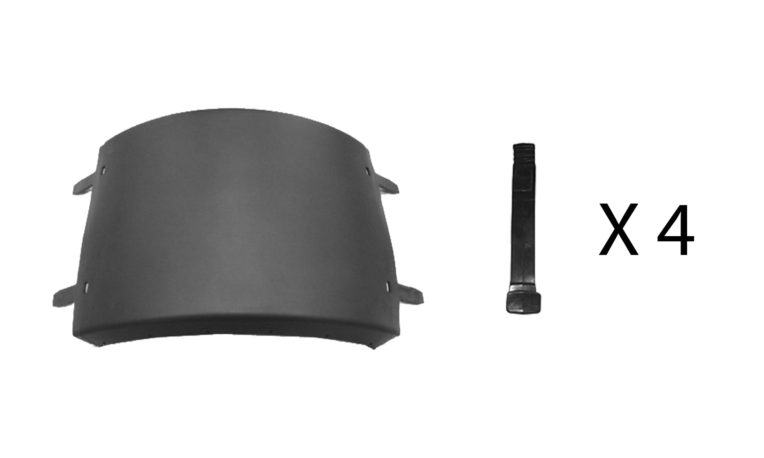 Parafango Superiore Con Kit Tiranti 200.00500 - Iveco - Eurotech - OE 2997166 - 41032400 - Carrozzeria Truck