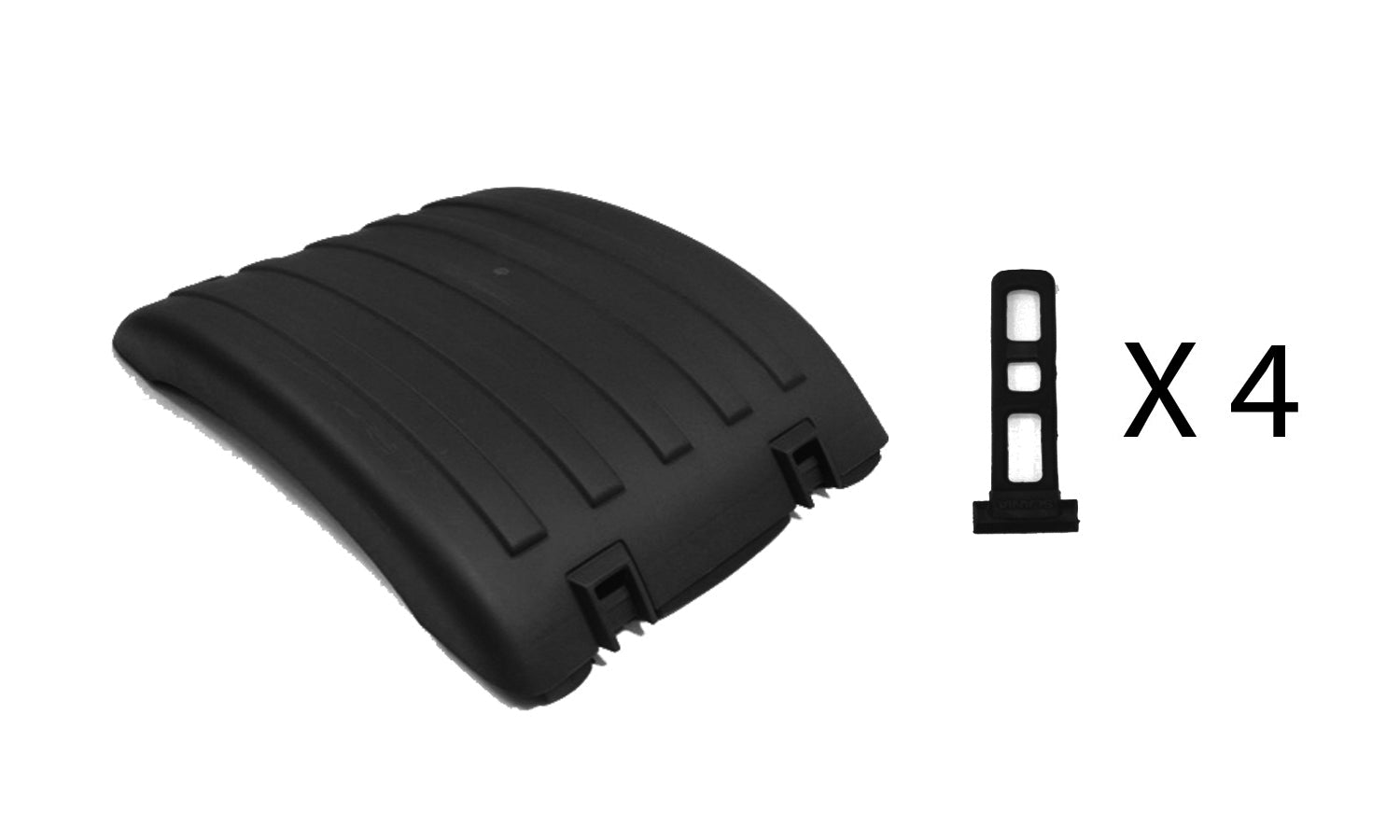 Parafango Superiore Grigio Scuro Con Kit Tiranti 200.15502 - Scania - Serie R - S 2017 - OE 2246818 - Carrozzeria Truck
