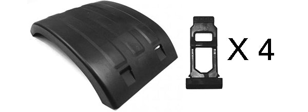 Parafango Superiore Medio Con Kit Tiranti 200.00502 - Volvo - FM - OE 20936759 - 7420936768 - Carrozzeria Truck