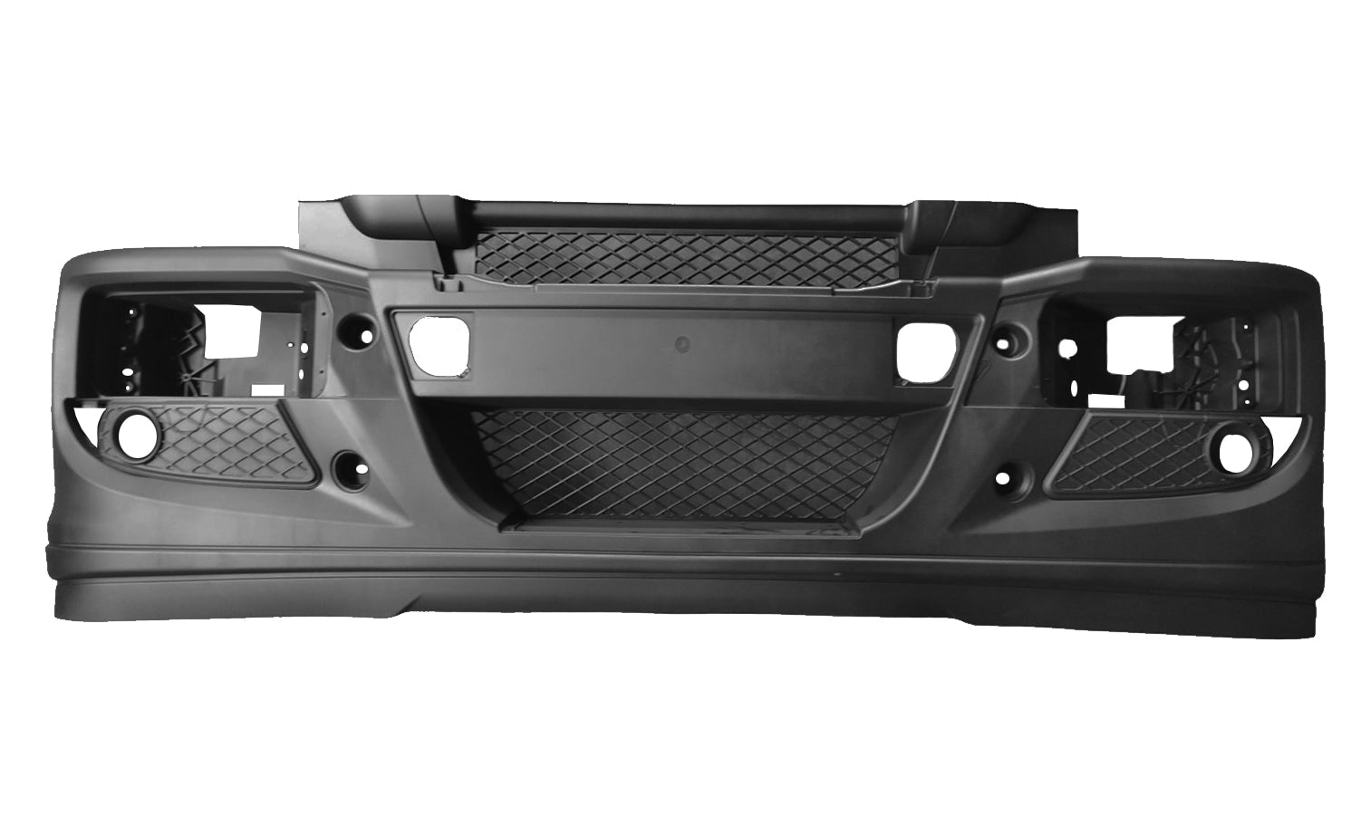 Paraurti Anteriore Con Dam E Fori Fendinebbia - Iveco - Eurocargo Tector 140E18 - 180E30 - OE 504281900 - 5801802903 - 504284018 - 5801802888 - 504281901 - 5801804155 - Carrozzeria Truck