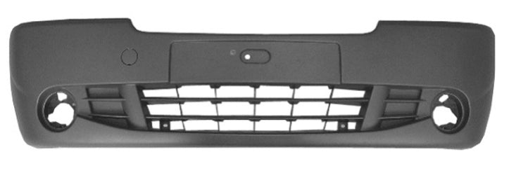 Paraurti Anteriore Con Fori Fendinebbia Grigio Con Tappo Gancio Traino - Renault - Trafic 2006 - OE 7701209346 - Carrozzeria Truck