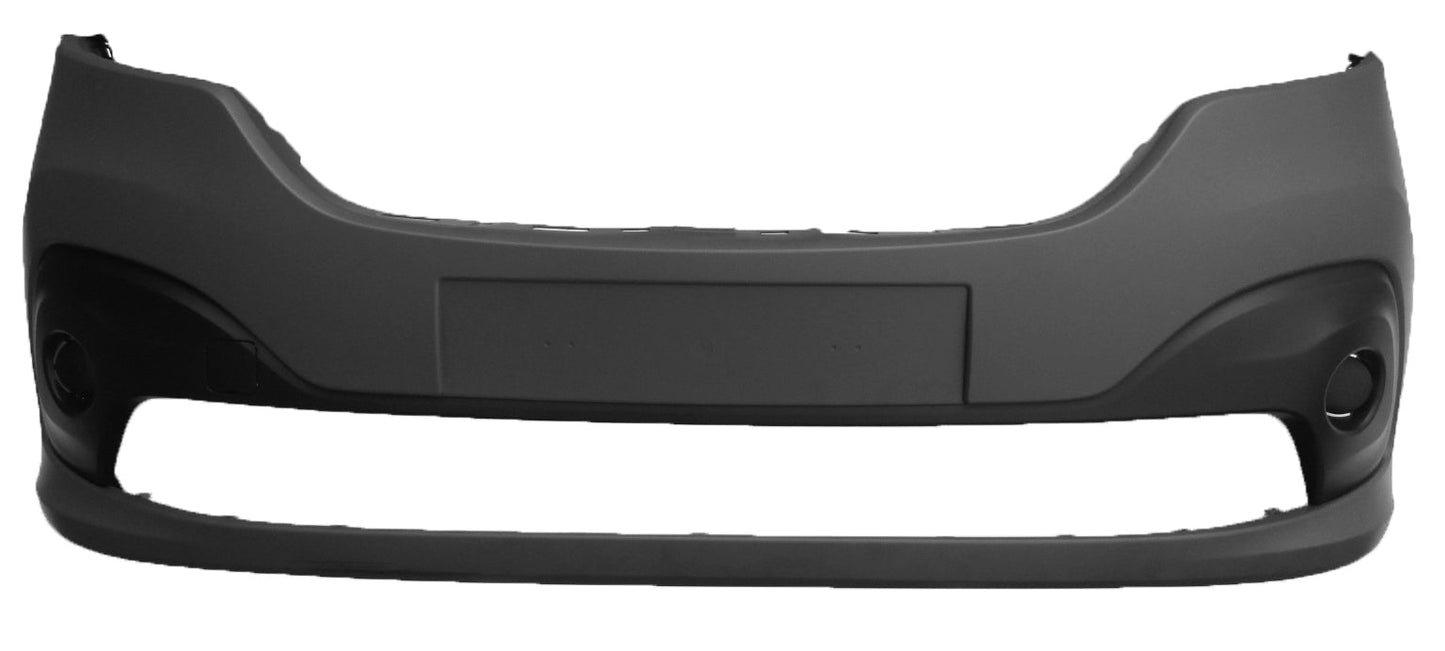 Paraurti Anteriore Con Primer Con Kit Calotte Fendinebbia Con Tappo Gancio Traino - Renault - Trafic 2014 - OE 620224925R - 6202200Q0A - Carrozzeria Truck