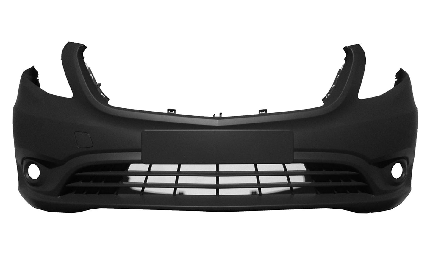 Paraurti Anteriore Con Primer Liscio Con Fendinebbia Con Tappo Gancio Traino - Mercedes - Vito 2015 - OE A44788598259999 - Carrozzeria Truck