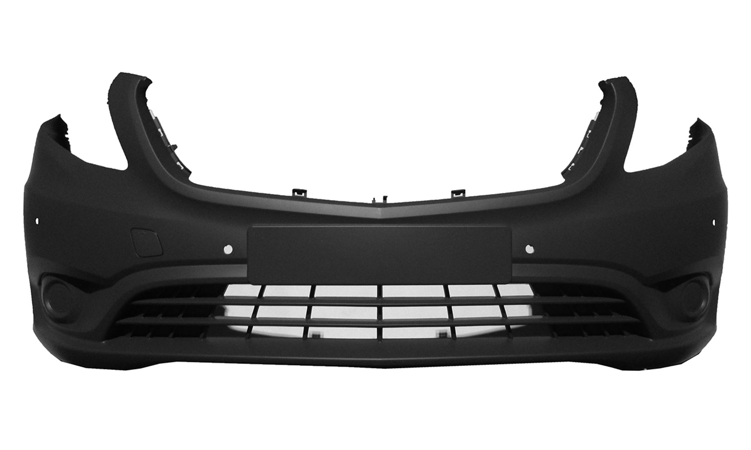 Paraurti Anteriore Con Primer Liscio Park Assist (6 Portasensori) Con Tappo Gancio Traino - Mercedes - Vito 2015 - OE A44788509259999 - Carrozzeria Truck
