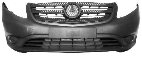 Paraurti Anteriore Grigio Con Tappo Gancio Traino - Mercedes - Vito 2015 - OE A44788504259B51 - Carrozzeria Truck