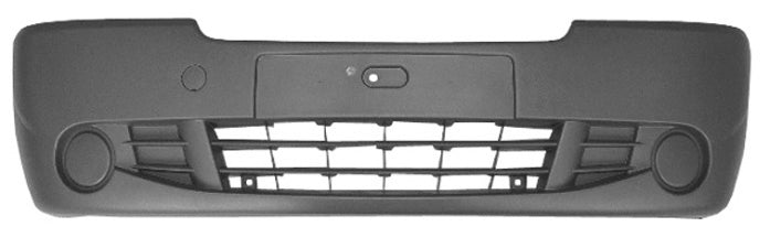 Paraurti Anteriore Grigio Con Tappo Gancio Traino - Renault - Trafic 2006 - OE 620100101R - Carrozzeria Truck