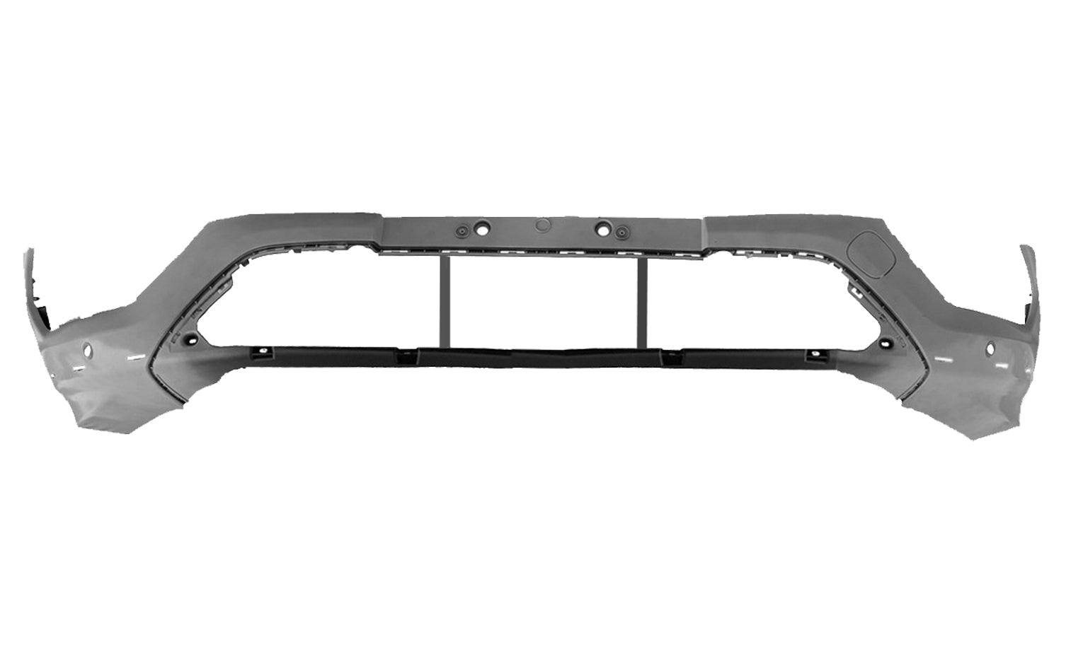 Paraurti Anteriore Inferiore Con Primer Con Parkassist Predisposto Modanature Laterali (2 Portasensori) Con Tappo Gancio Traino - Ford - Transit Custom 2018 - OE 2322594 - Carrozzeria Truck