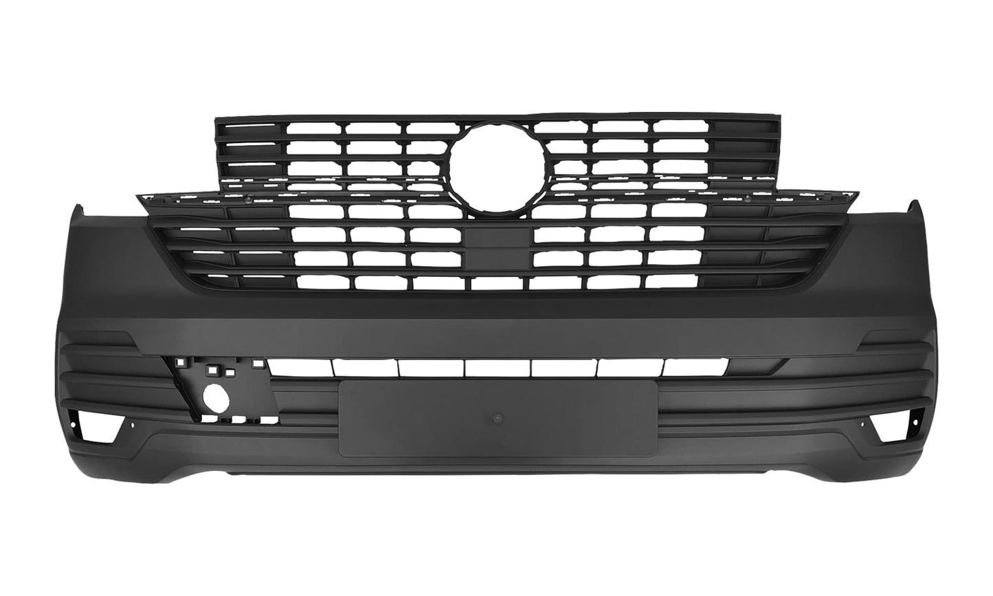 Paraurti Anteriore Nero Con 4 Tracce Sensori - Volkswagen - Transporter T6.1 2019 - OE 7LA8072179B9 - Carrozzeria Truck