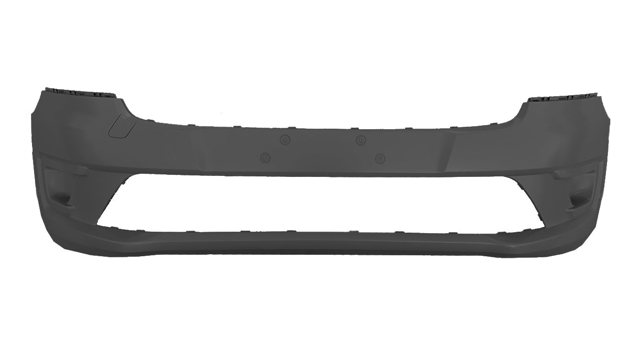 Paraurti Anteriore Nero Con 6 Tracce Sensori Con Tappo Gancio Traino - Ford - Transit Connect 2018 - OE 2330576 - Carrozzeria Truck