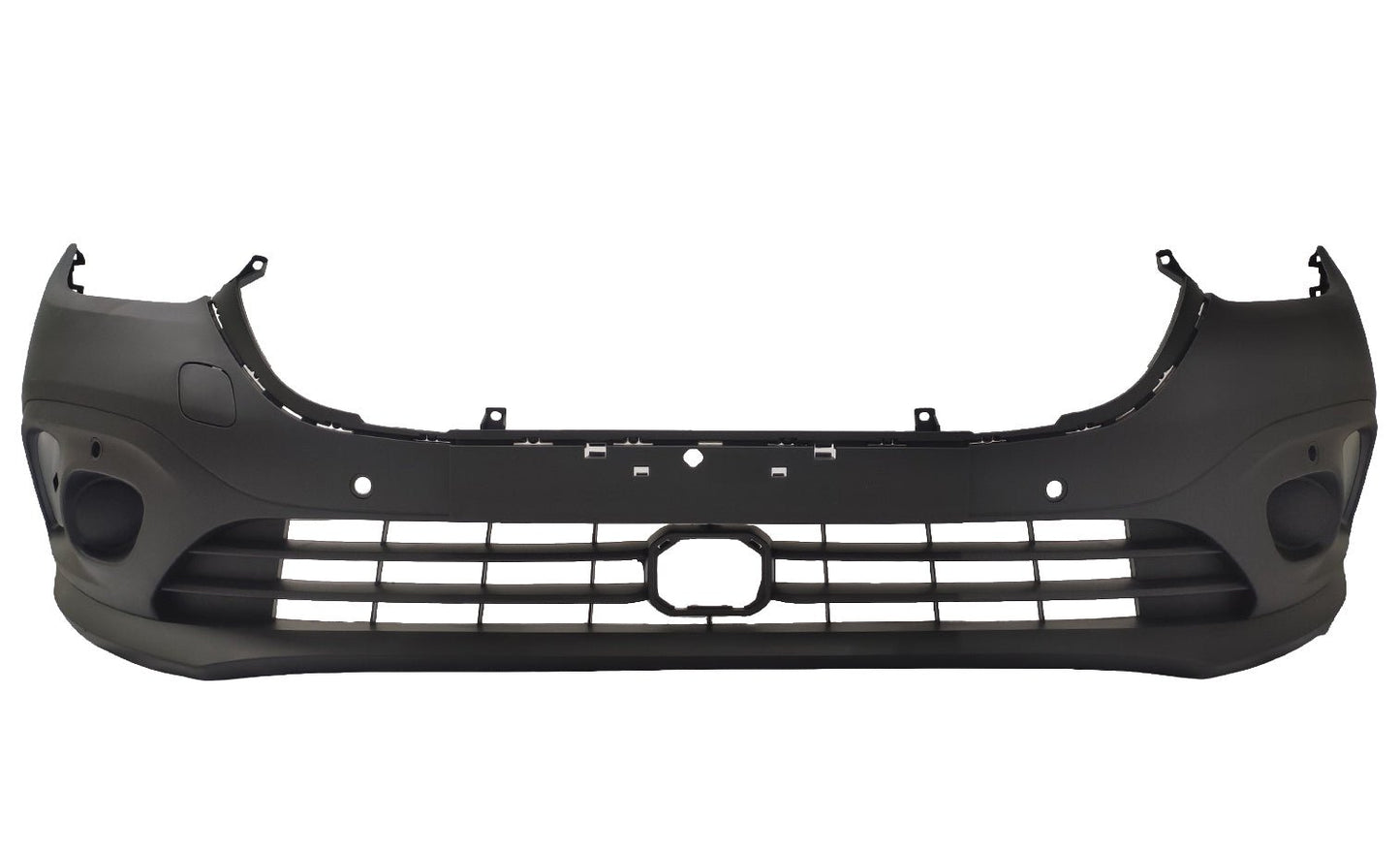 Paraurti Anteriore Nero Con Park Assist (6 Portasensori) Con Tappo Gancio Traino - Mercedes - Citan Van 2021 - OE A4208851801 - Carrozzeria Truck