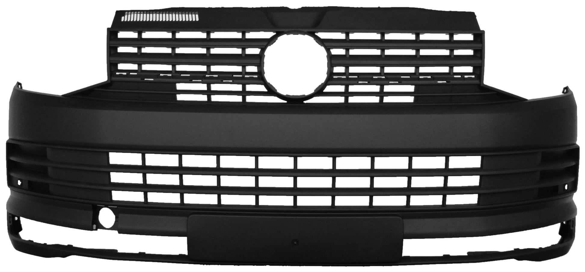 Paraurti Anteriore Nero Con Park Assist - Volkswagen - Transporter T6 - OE 7E0807221F9B9 - Carrozzeria Truck