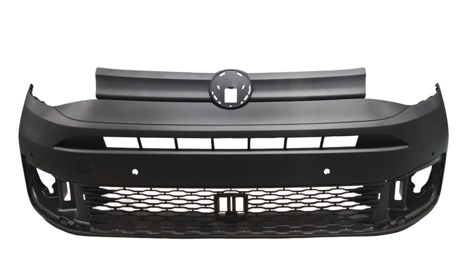 Paraurti Anteriore Nero Con Parkassist (4 Portasensori) - Volkswagen - Caddy 2020 - Carrozzeria Truck