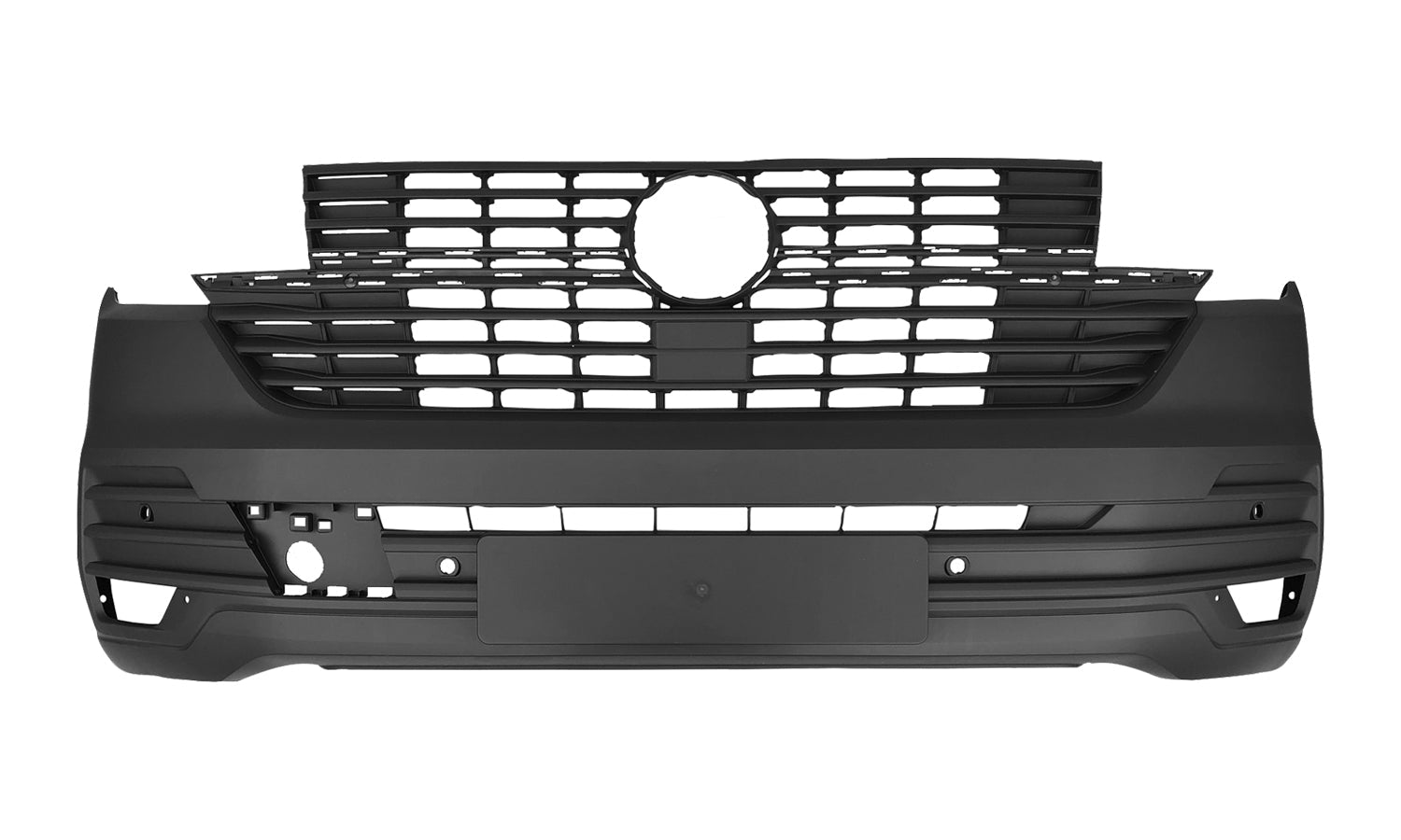 Paraurti Anteriore Nero Con Parkassist (4 Portasensori) - Volkswagen - Transporter T6.1 2019 - OE 7LA807217A9B9 - Carrozzeria Truck